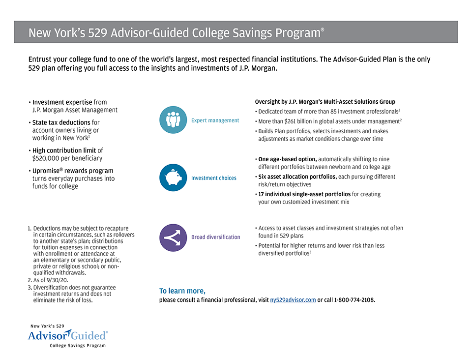 New York's 529 Advisor-Guided College Savings Program