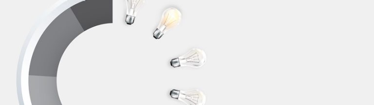 Global brand image lightbulbs card