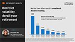 Don’t let volatility derail your retirement