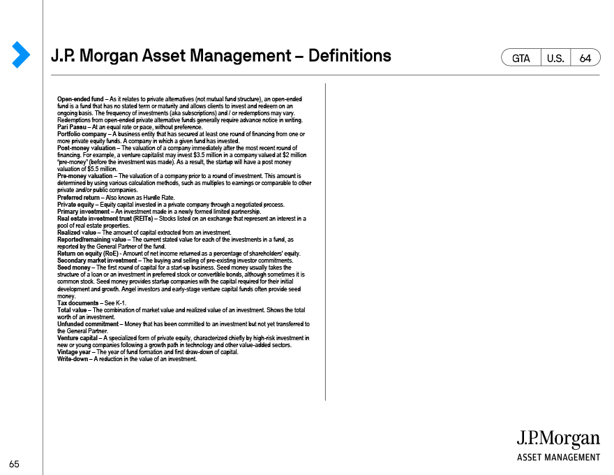 J.P. Morgan Asset Management – Risks & Disclosures 