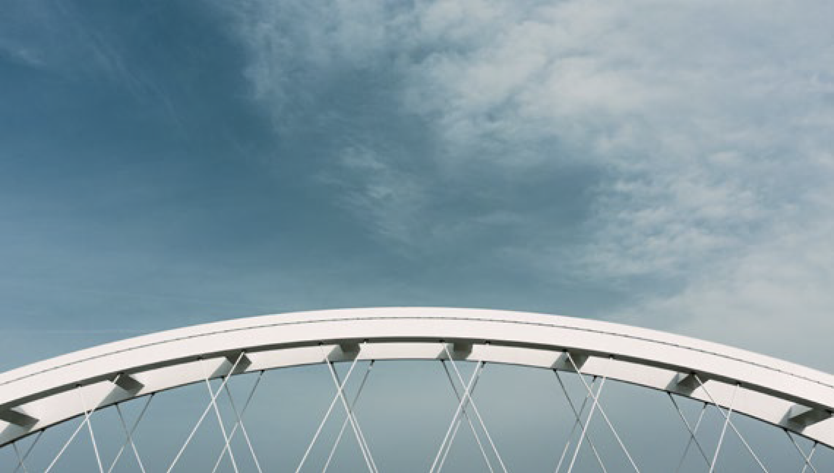 Bridge in clouds